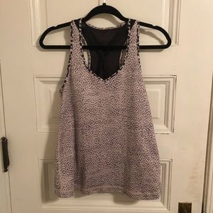 Lululemon Athletica Cheetah Print Back Mesh